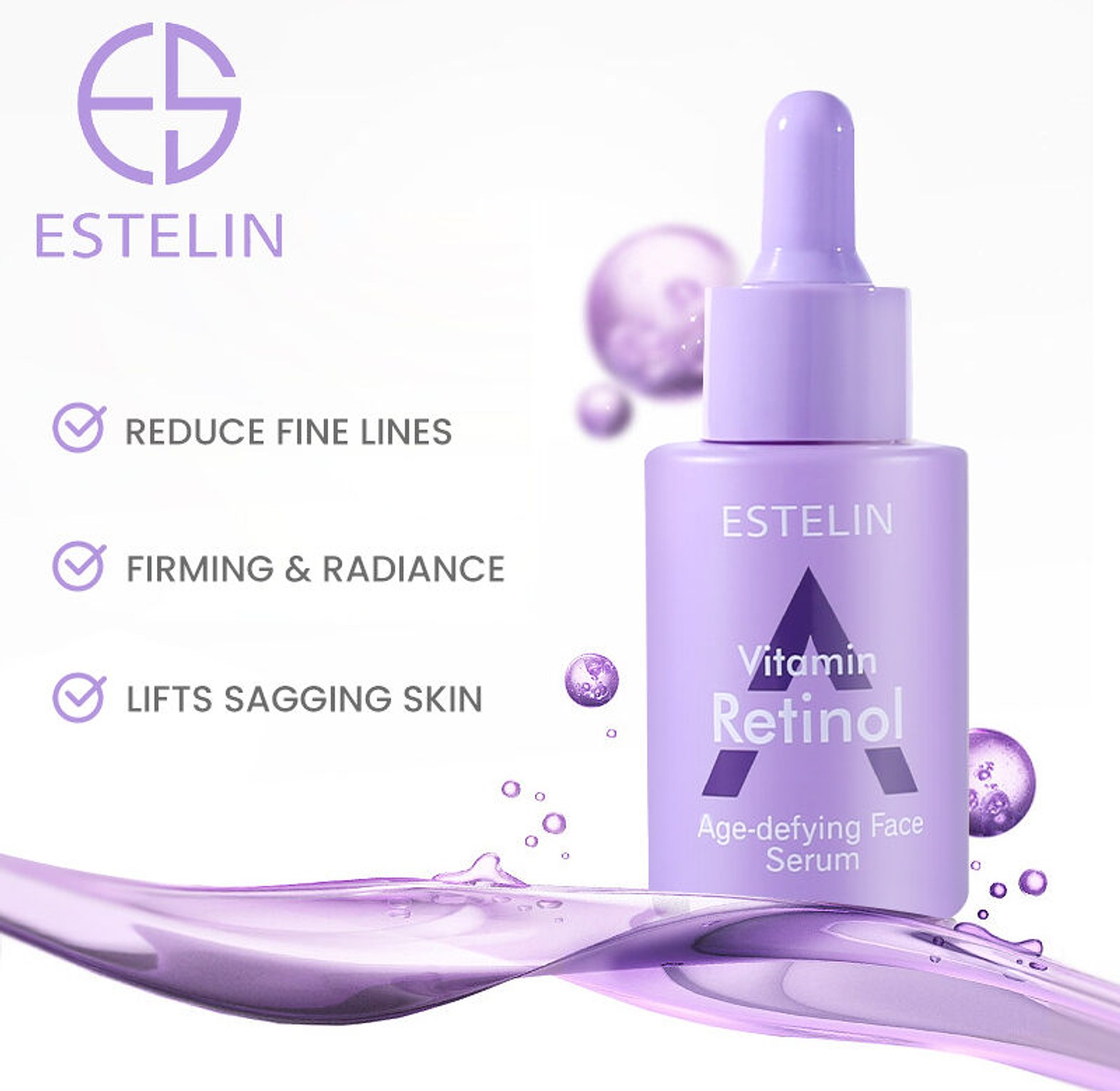 Estelin retinol  Age defying face serum  image
