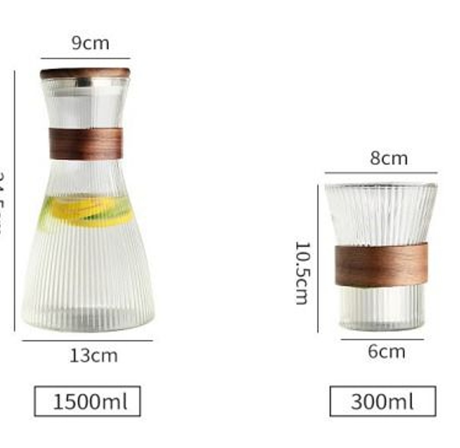 Japanese-Style Glass Water Jug image