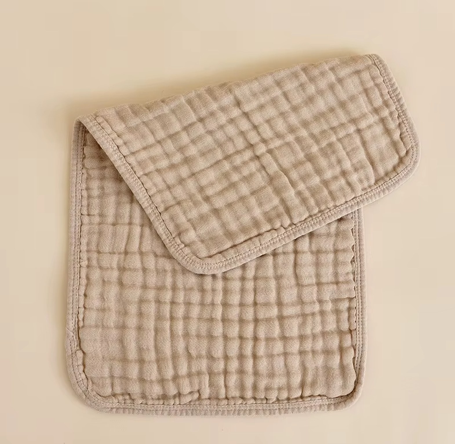 Muslin Cotton Waffle Burp Cloths  image