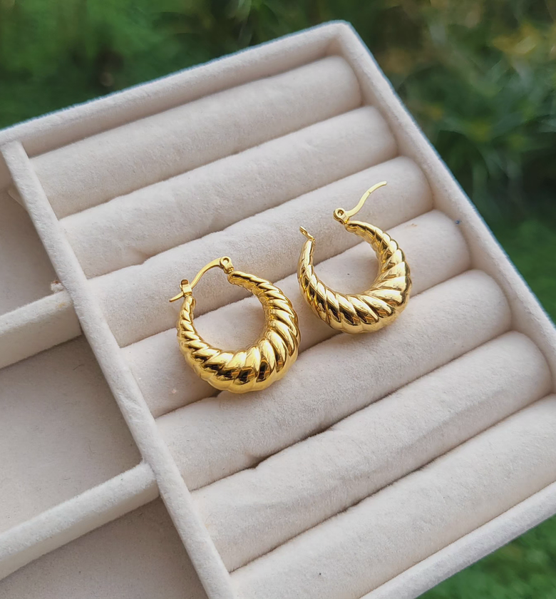 Croissant earrings  image