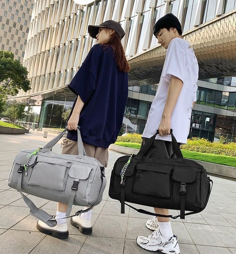 multi-functional travel and gym bag image