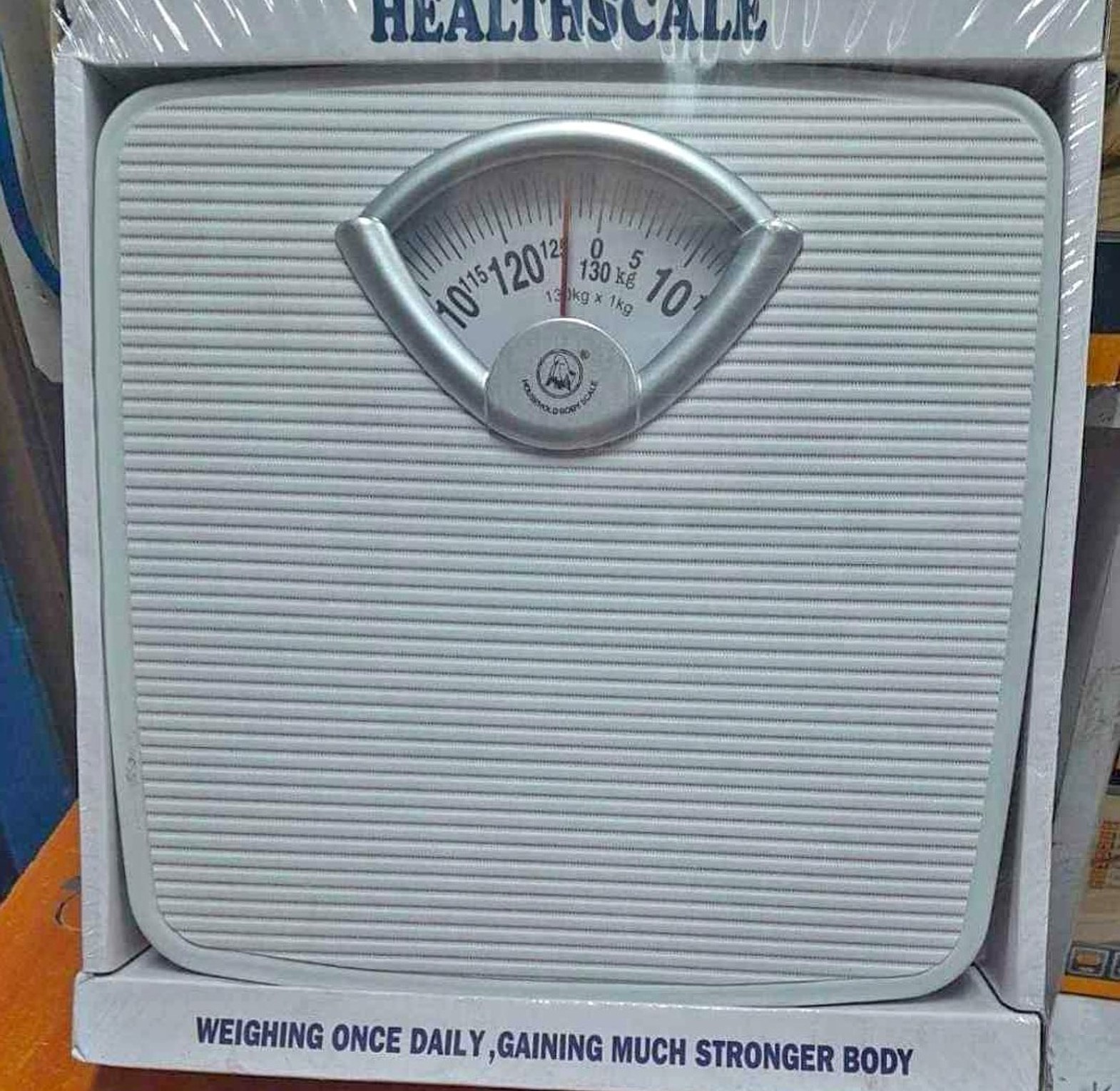Bathroom scale analogue image