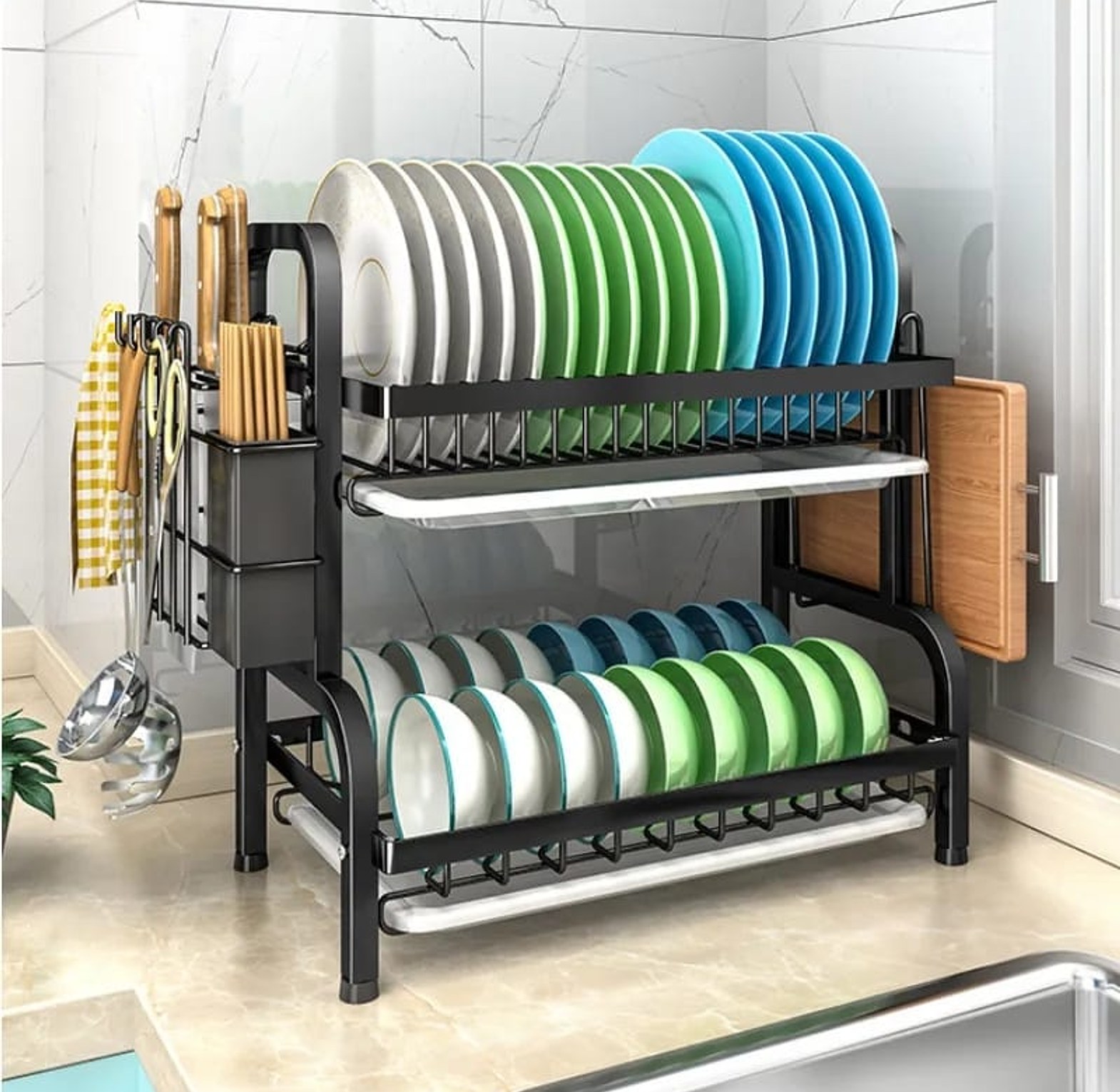 2 Tier Dish Rack image