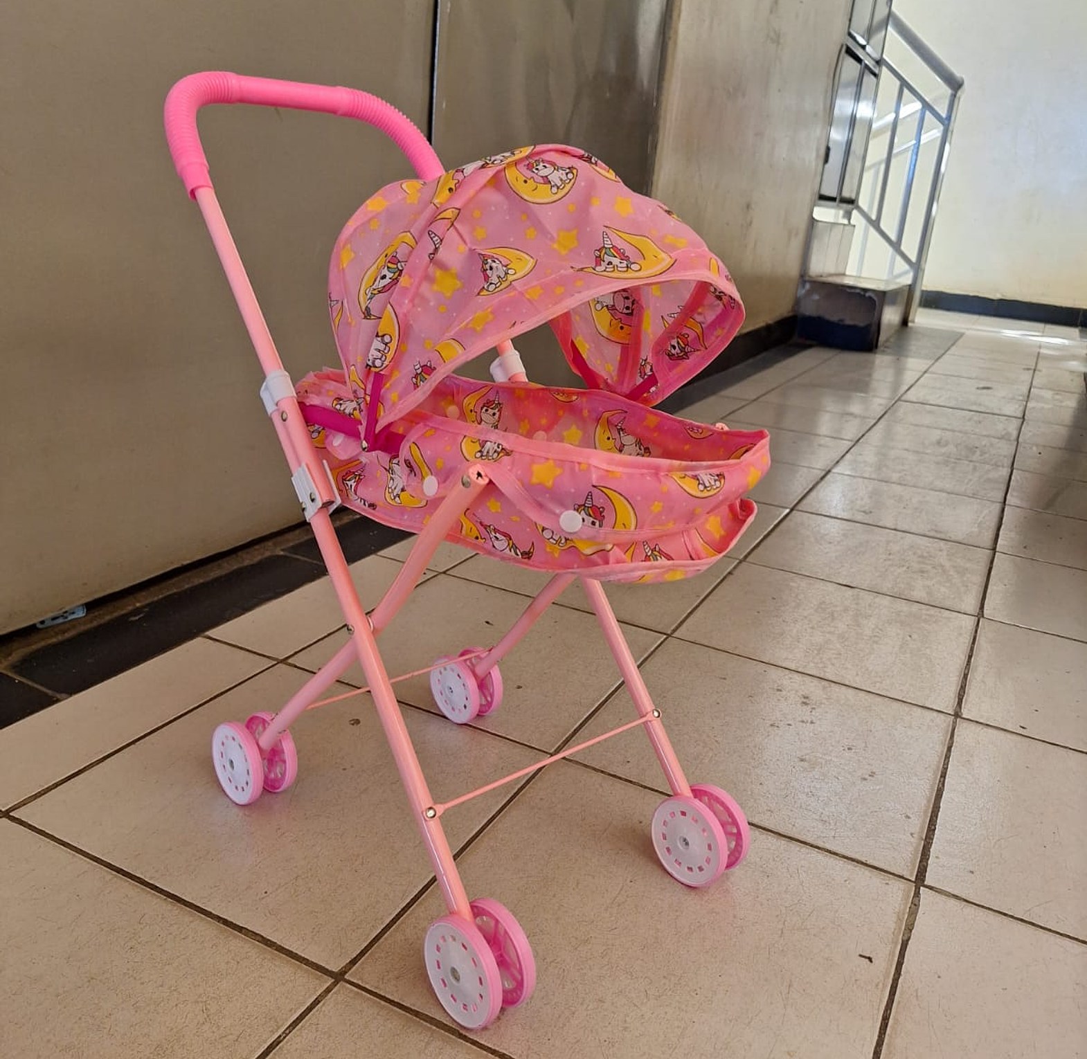 Baby doll stroller without a doll image