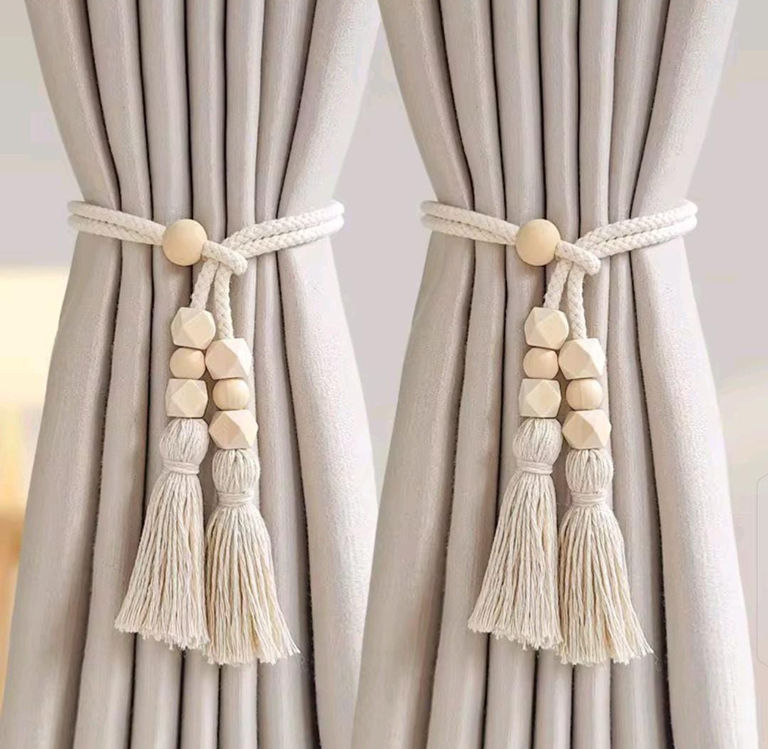 2pcs Nordic curtain straps image