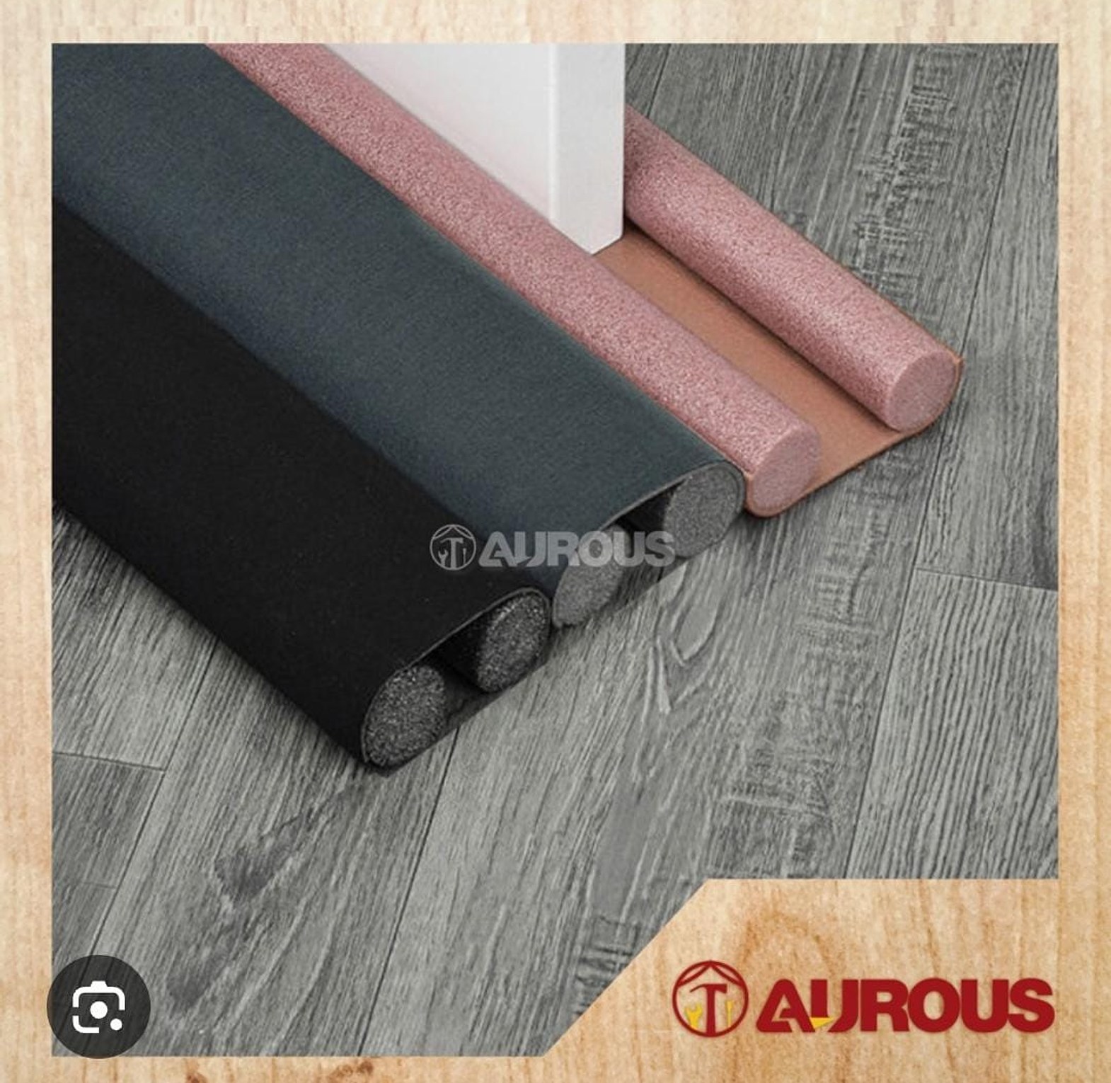 Universal 1-Meter Under-Door Draft Stopper and Weather Stripping Sealer image