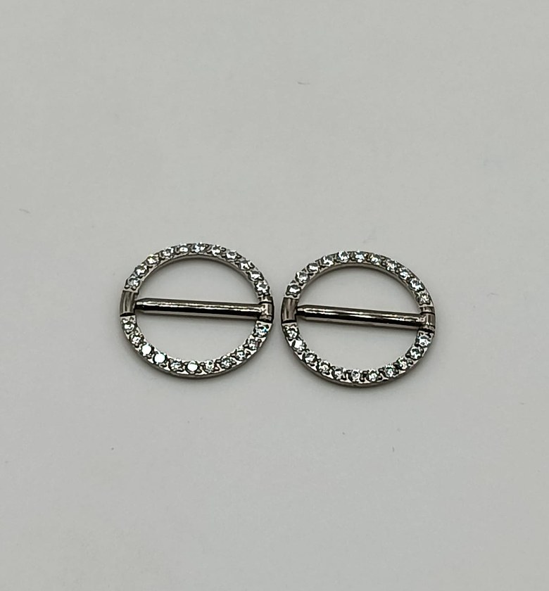 Titanium Nipple Rings  image