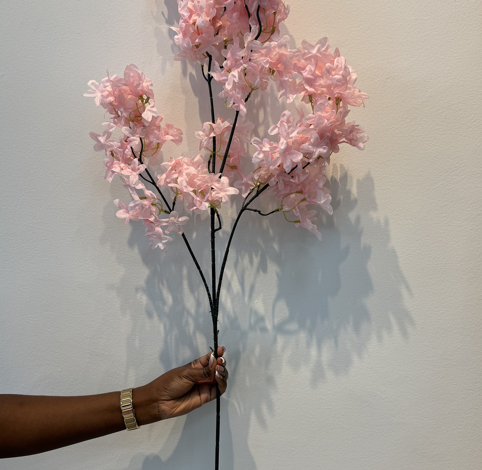  Faux lilac flowers.  image