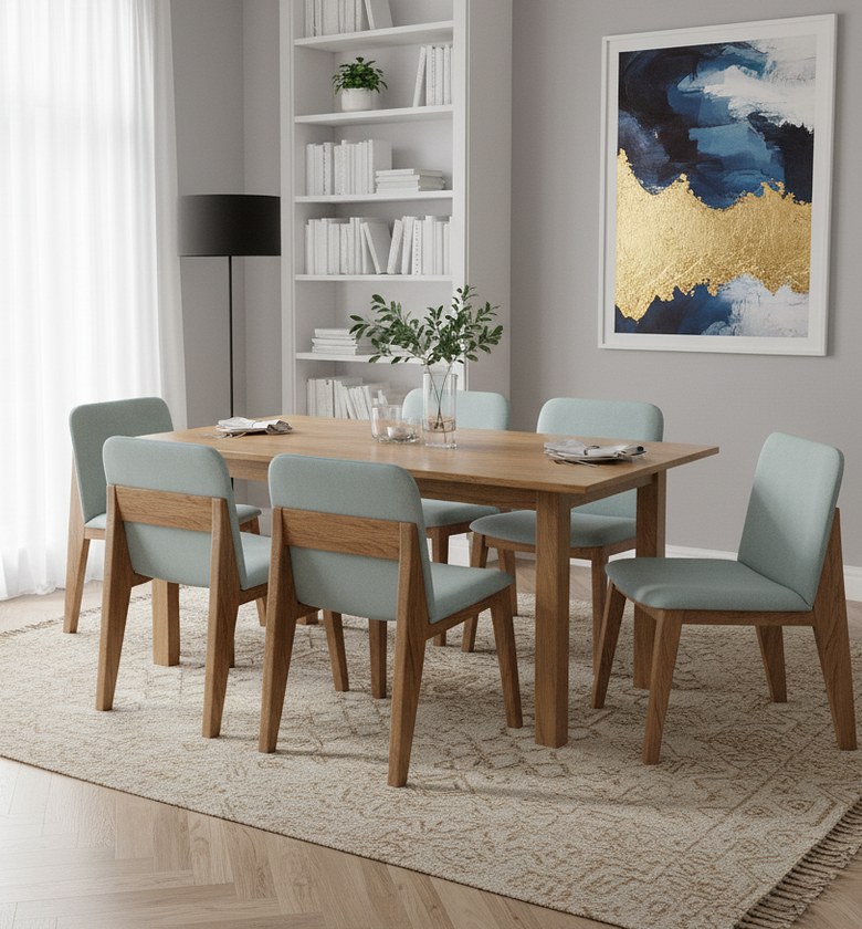 Modern Wood Dining Set image