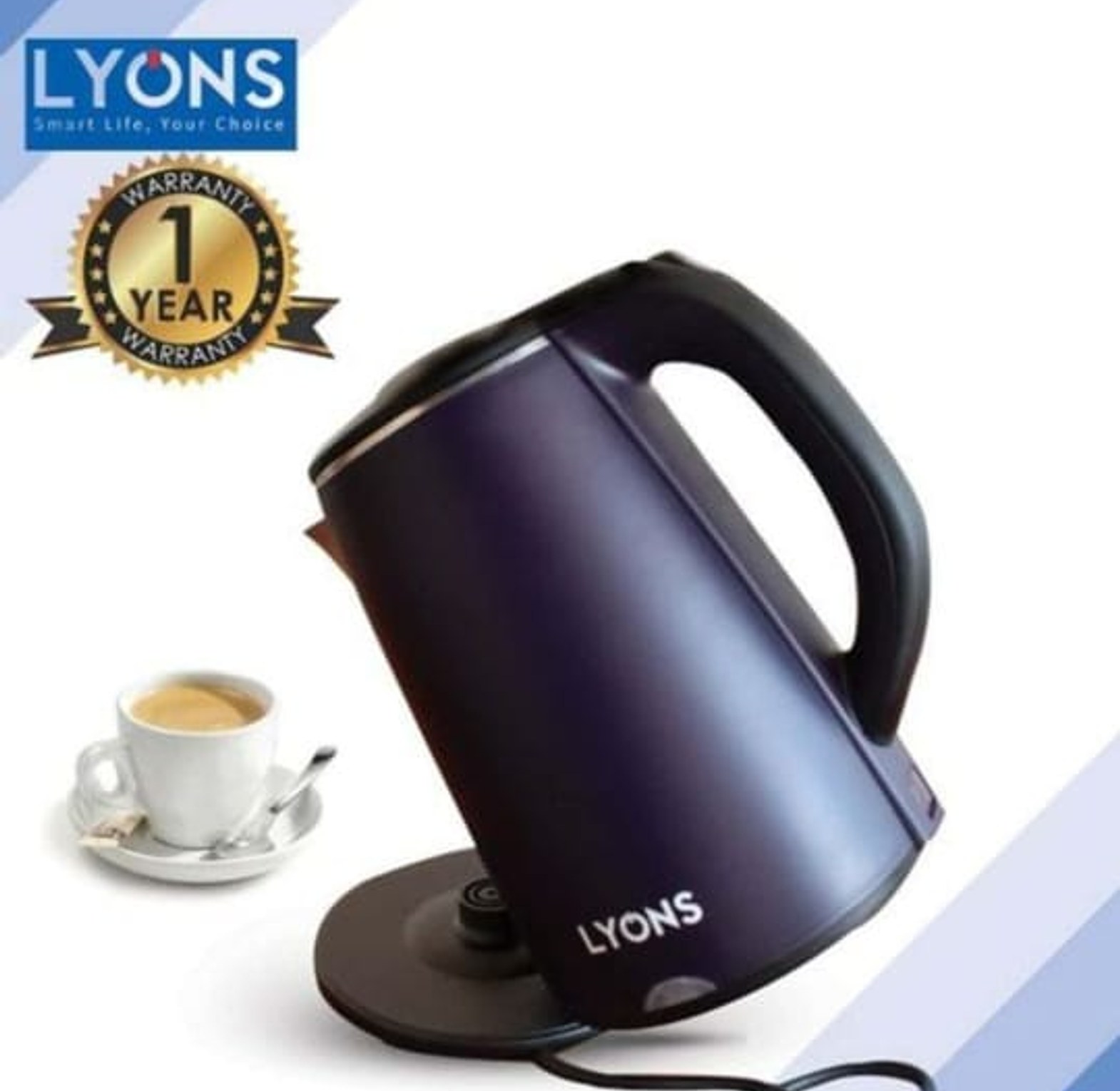 AILYONS 1.8 LITRES ALYONS ELECTRIC KETTLE image