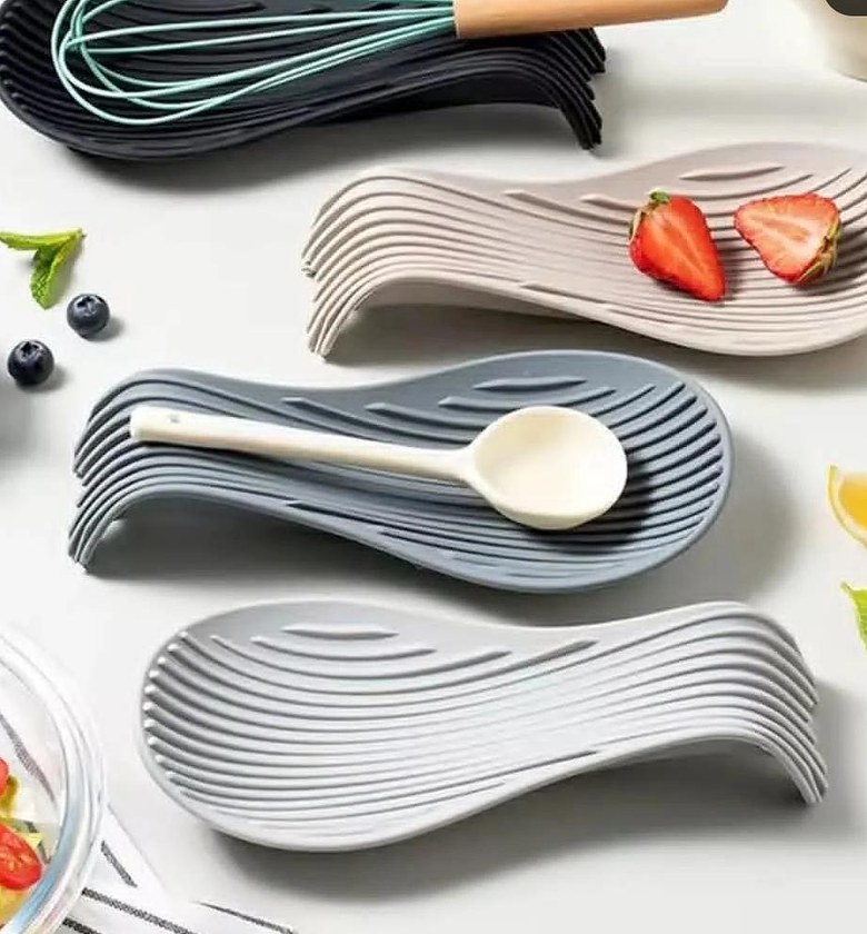 Silicon spoon rest Heat resistant  image