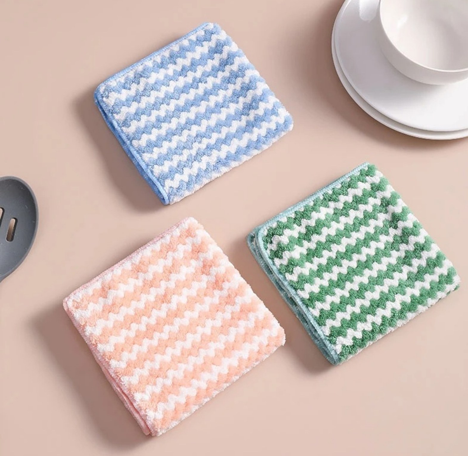 5pc Soft Kitchen Towel, Absorbent Kitchen Towels image