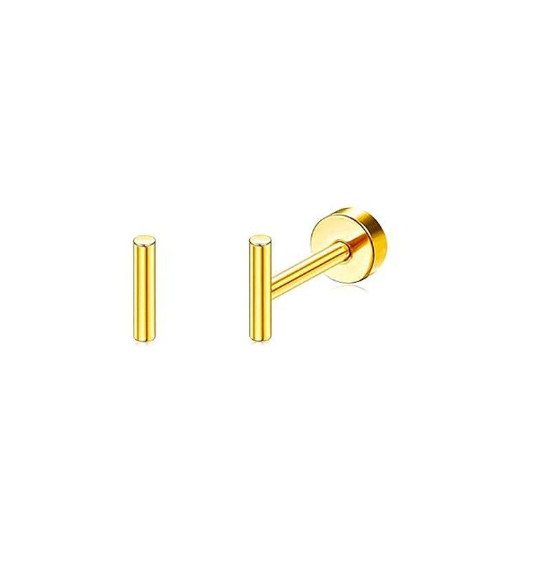 Gold bar studs image