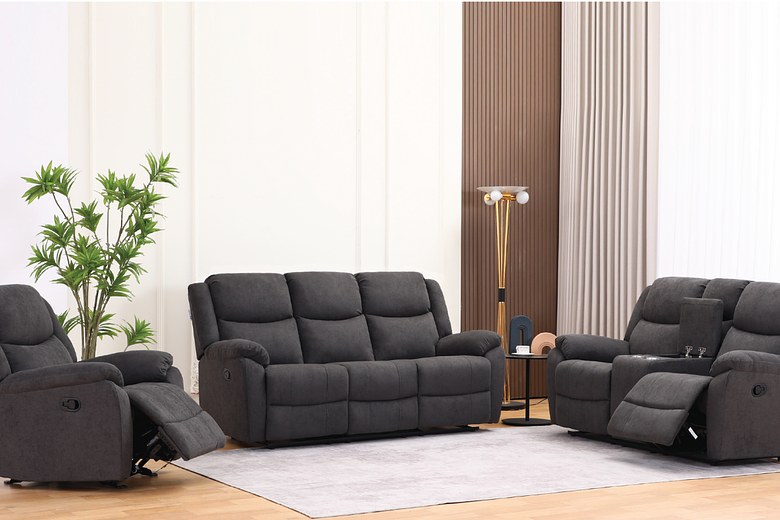 TERRY 5 Seater Fabric Recliner (3+2) image