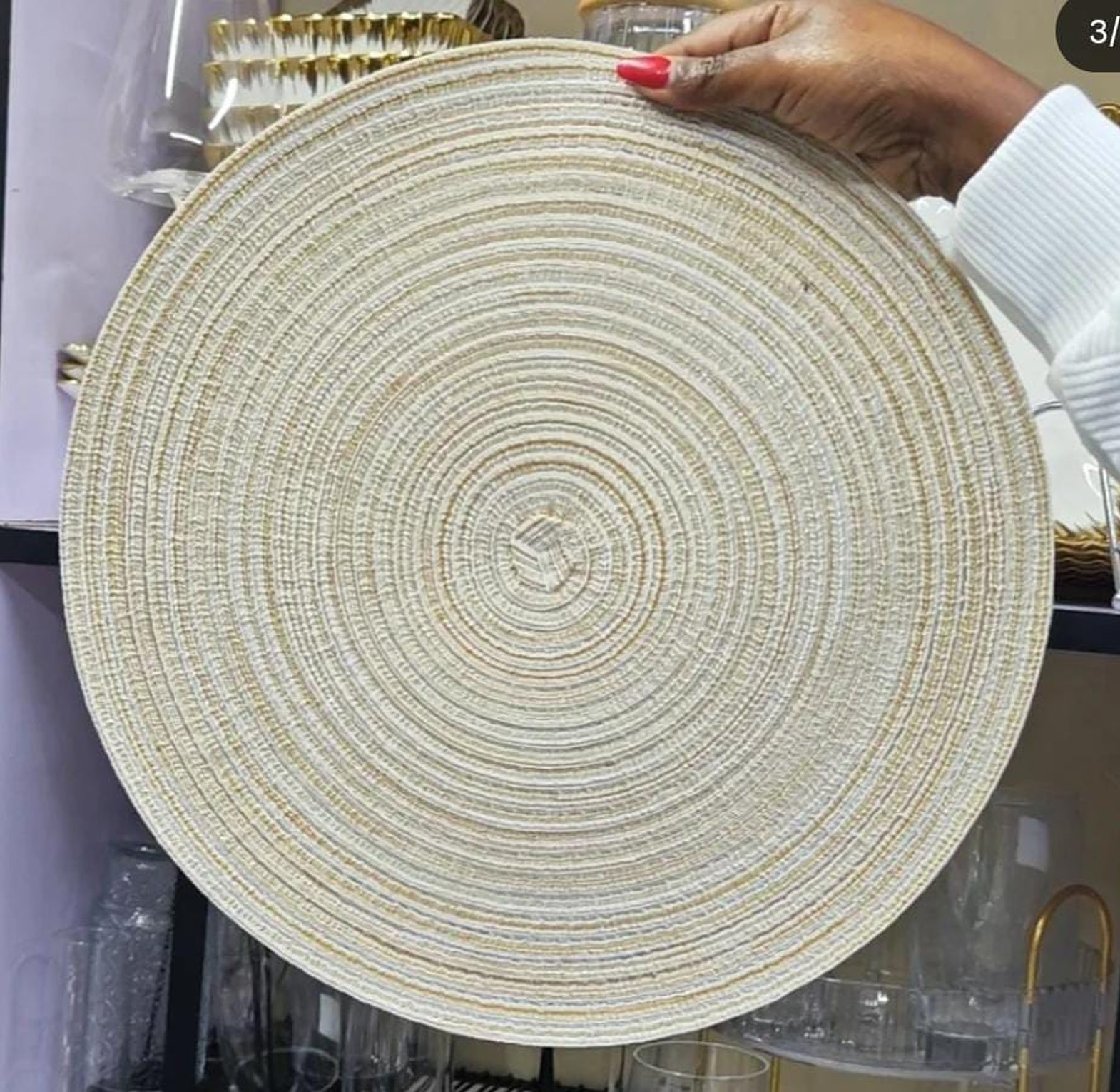 6pcs woven table mats image