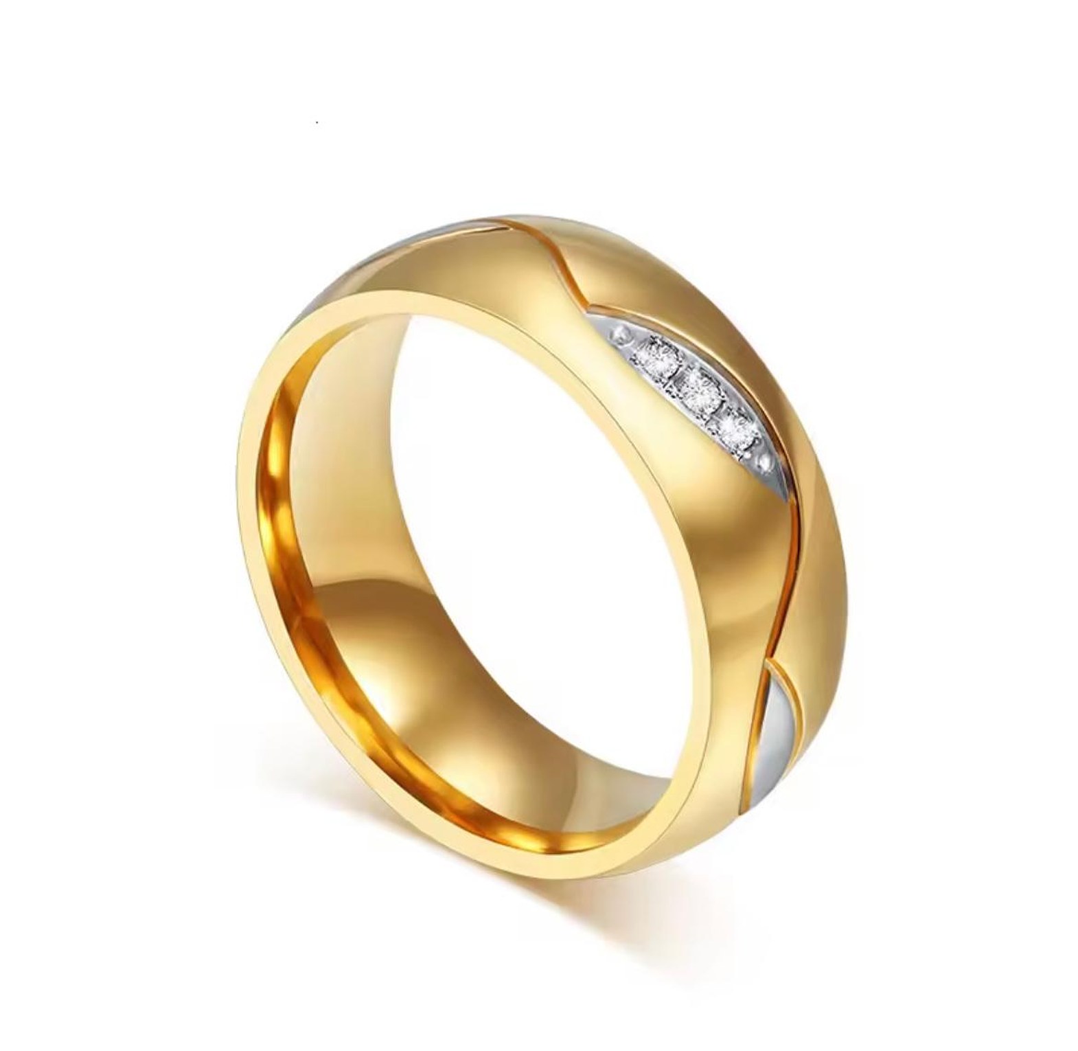 The Gilded Crest Couple Band Set image