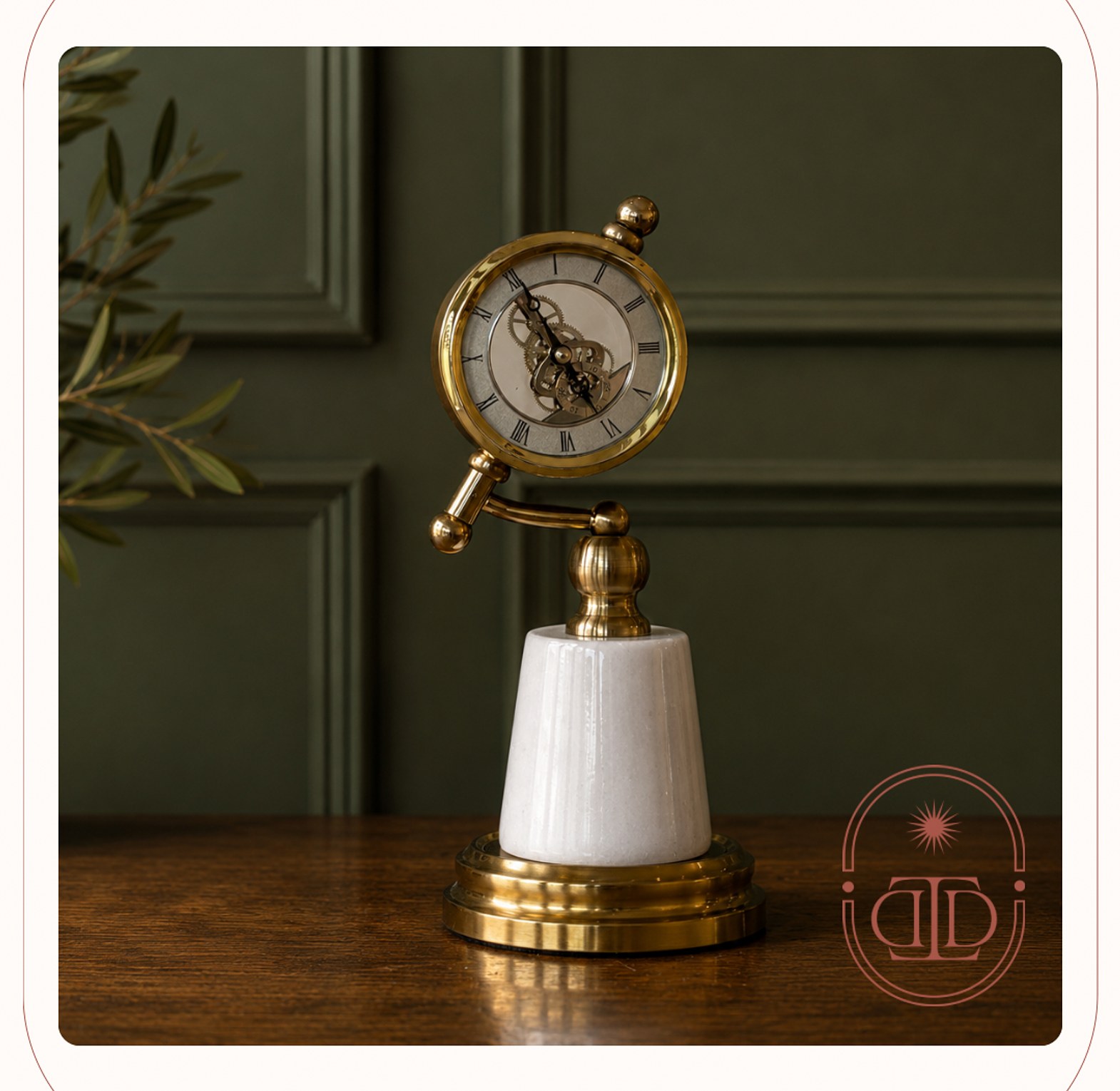 Retro Skeleton Clock. image
