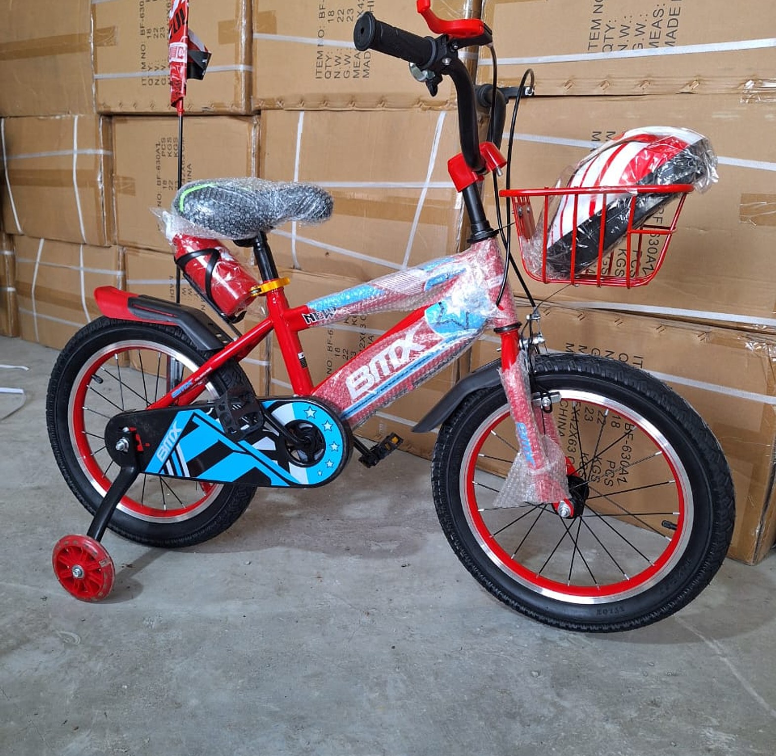 Kids Bicycles. BMX  Quality Kids Bikes For Size 16 (5-8) Years Comes With A FREE Helment image