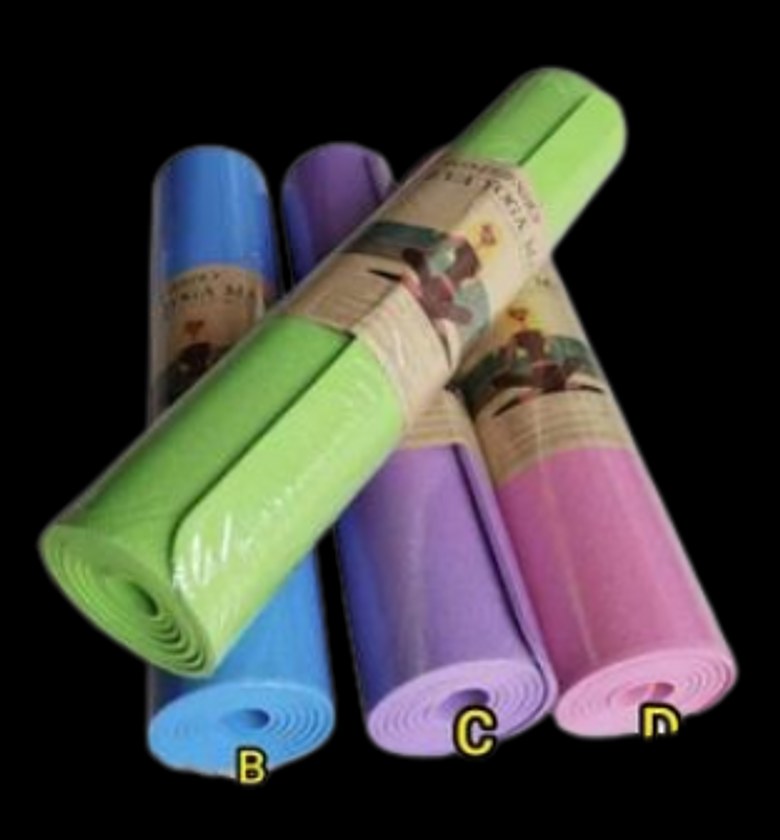 Double Sided Exercise Fitness Yoga Mat 4mm image