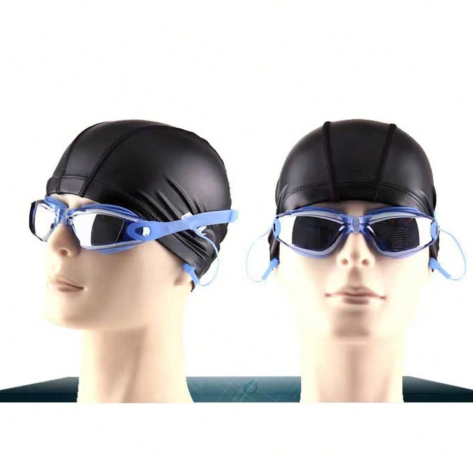 Adjustable Anti-fog swimming goggles for adults and young children image