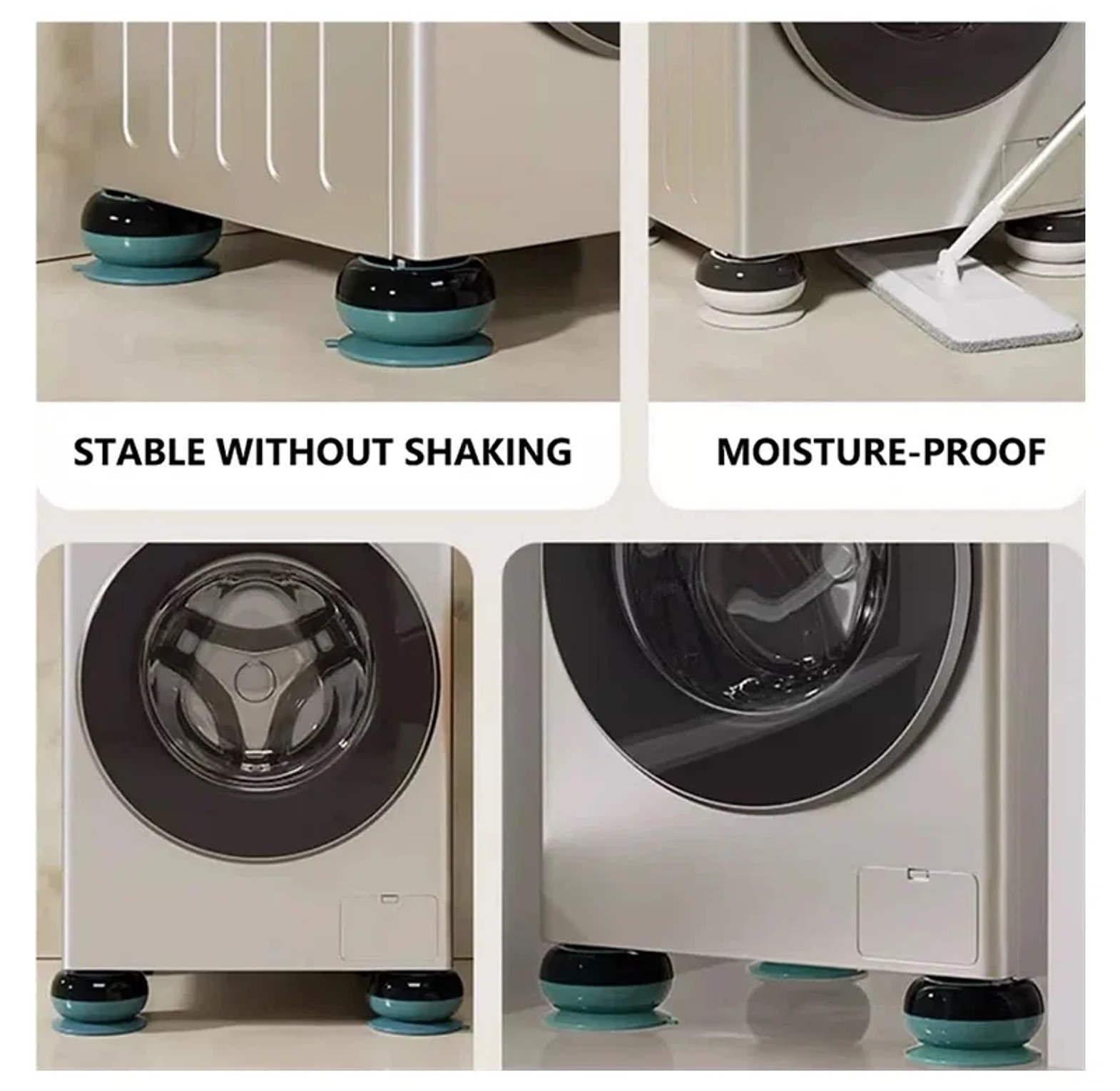 4pc Washing Machine Anti Vibration Pads for Washing Machine image