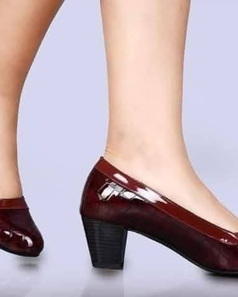 Turkish Premium Pure Leather Shoes Classic Maroon image