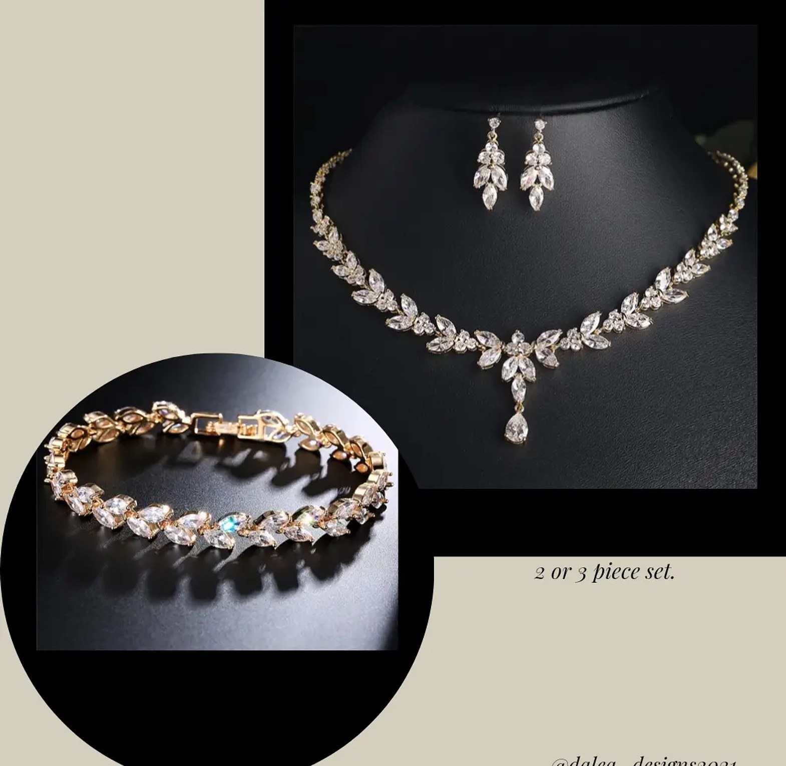 Bridal jewelry set image