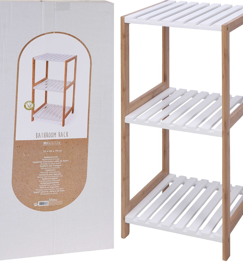 BATHROOM RACK, 3 SHELVES  image
