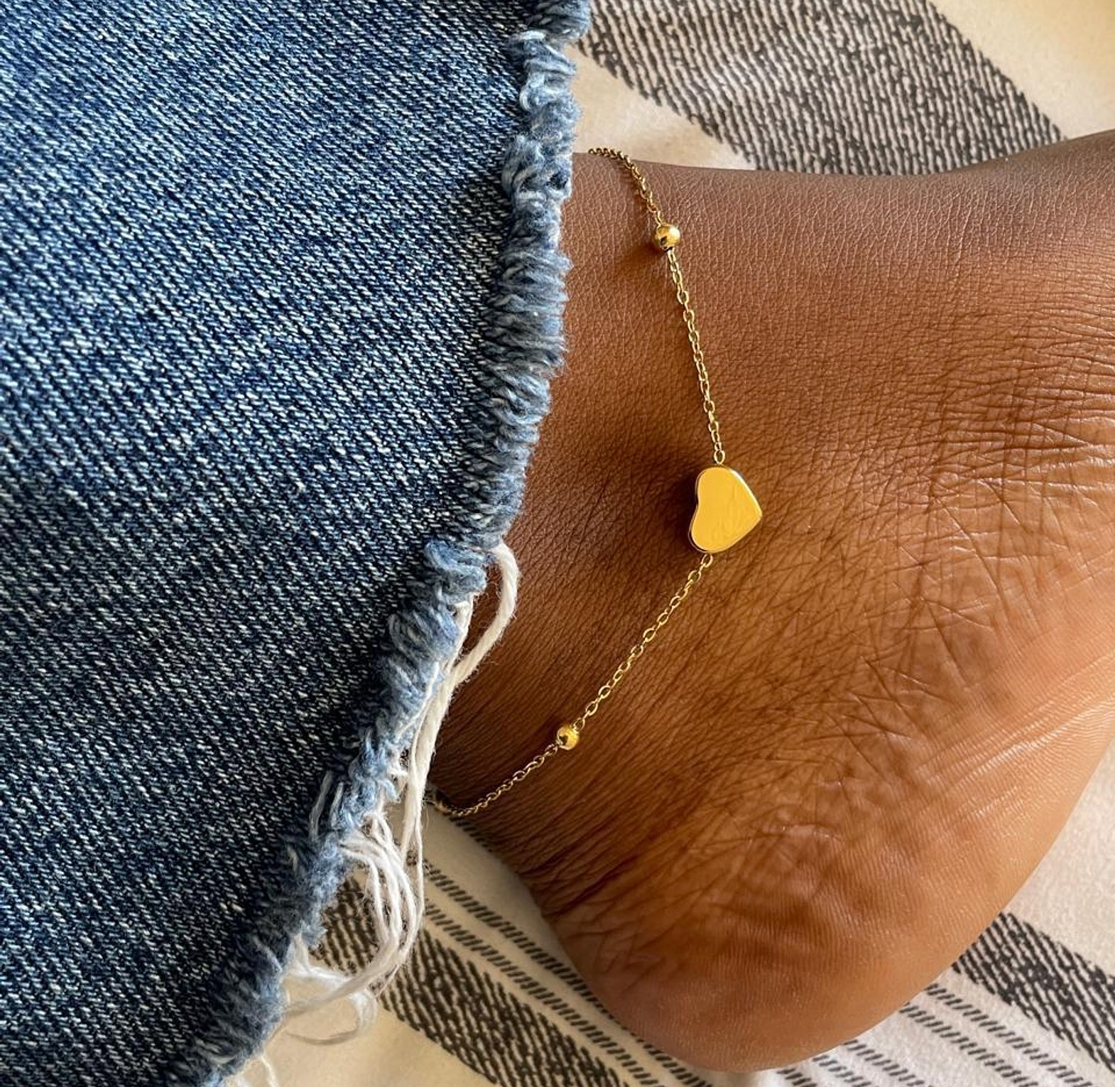 Love Adoration Minimalist Anklet image