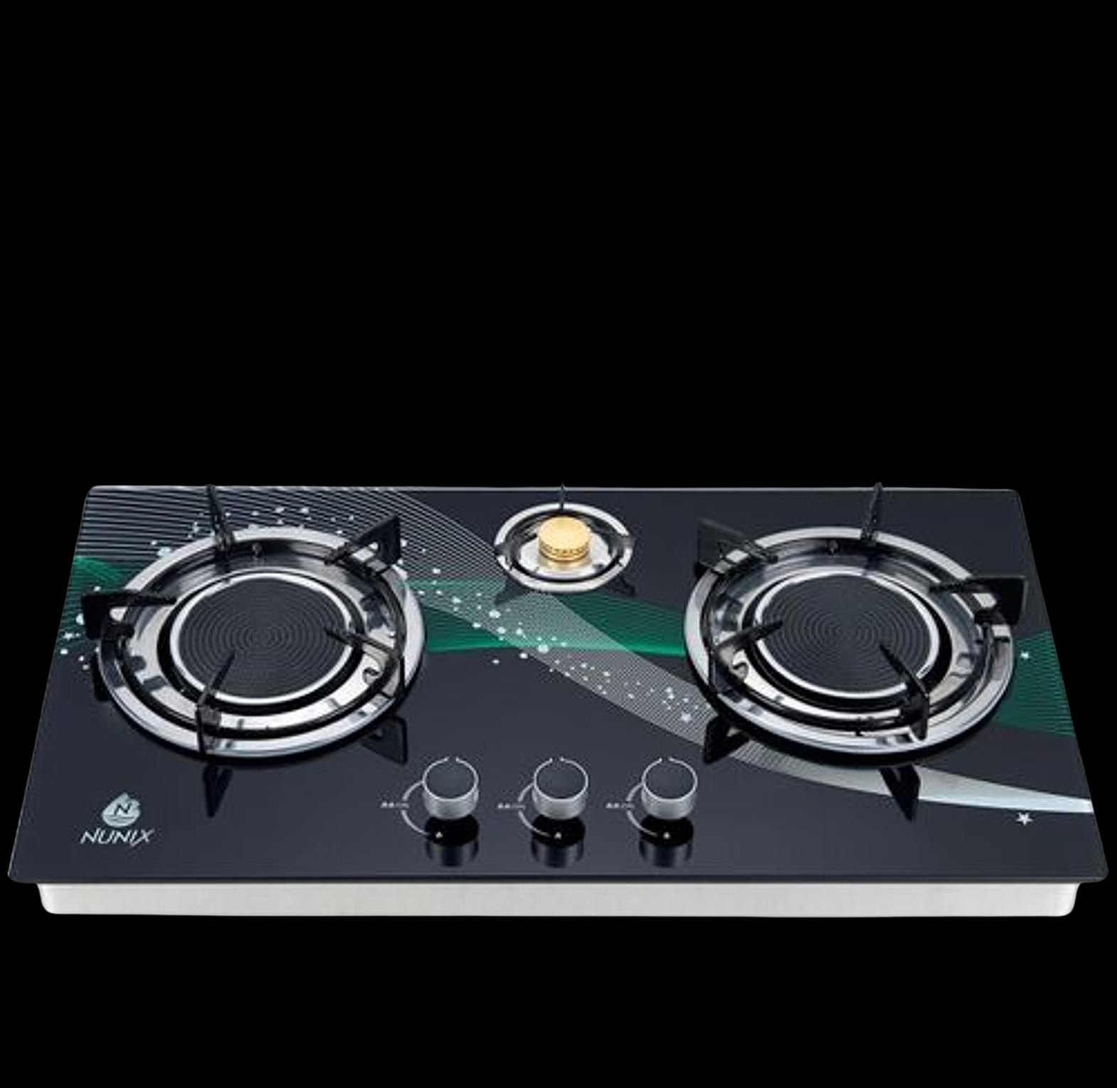 Nunix Three Burner Table Top gas cooker. Recommended image