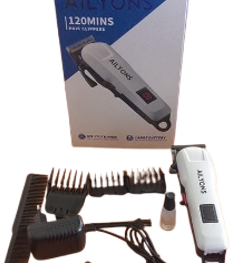  Ailyons Wireless Rechargeable Hair Clipper and its accessories.  image