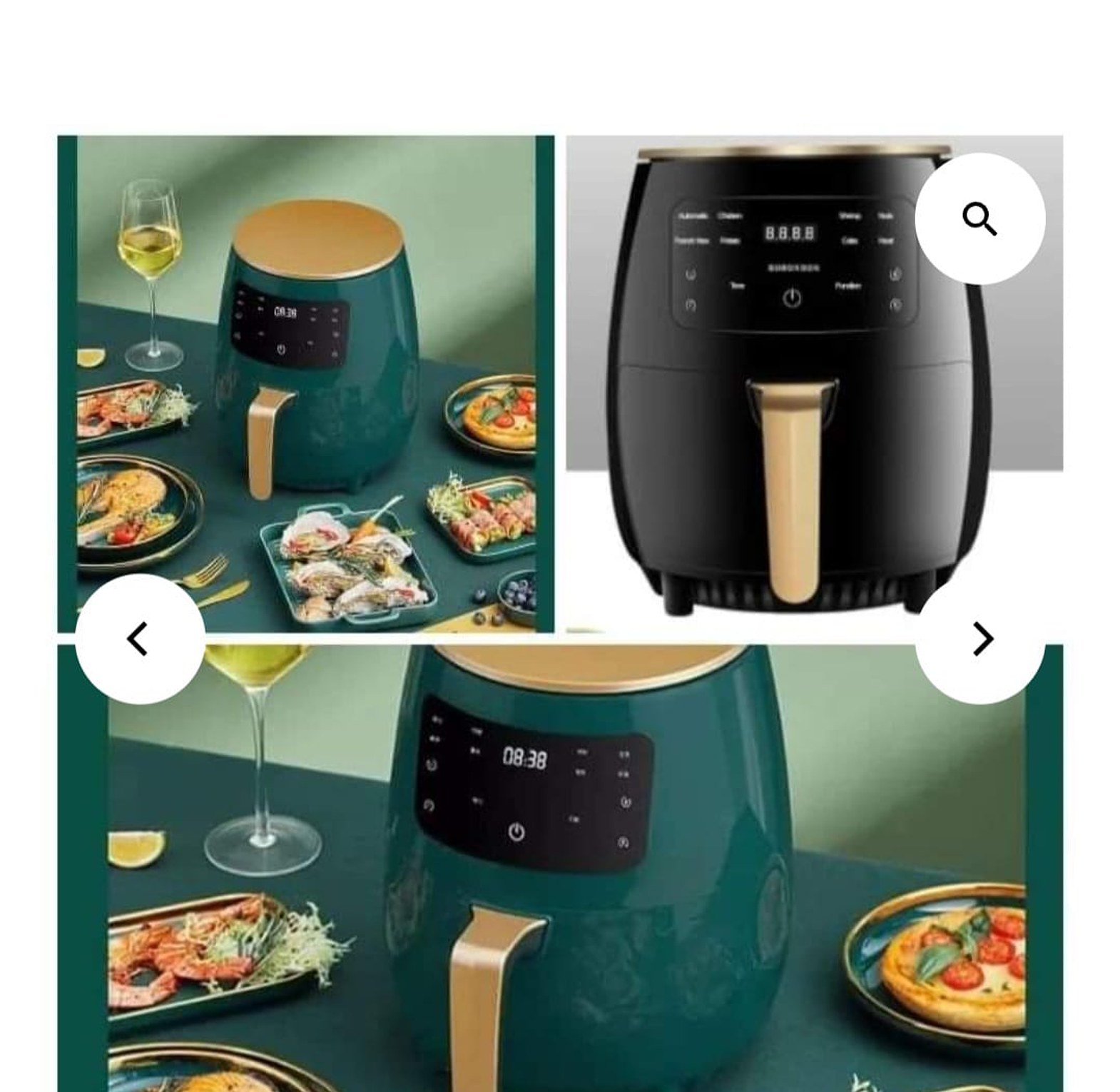 AIRFYER. German technology Reki 6Ltrs Digital Air Fryer- Healthy Frying, Deep Fry, Roast, Grill and Cook image