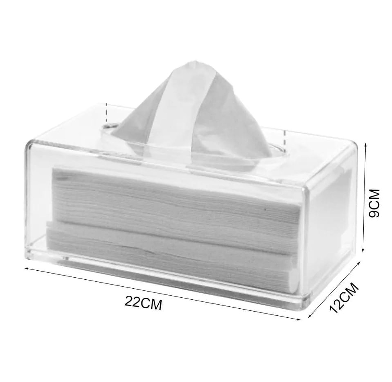 Transparent Table Decoration Acrylic Napkin Dispenser image