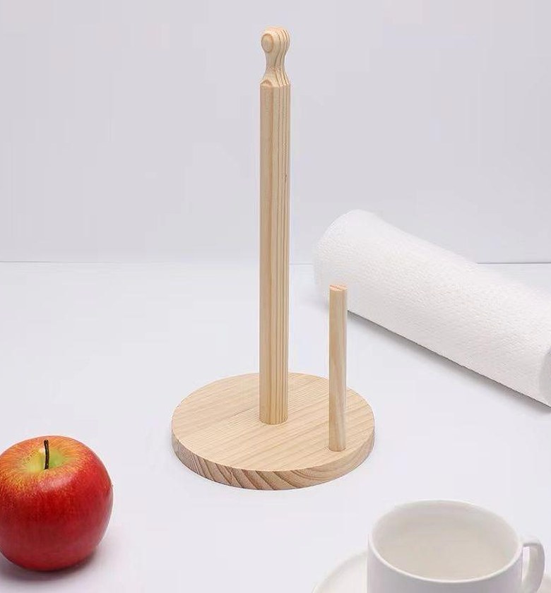Bamboo Tissue Holder,  image