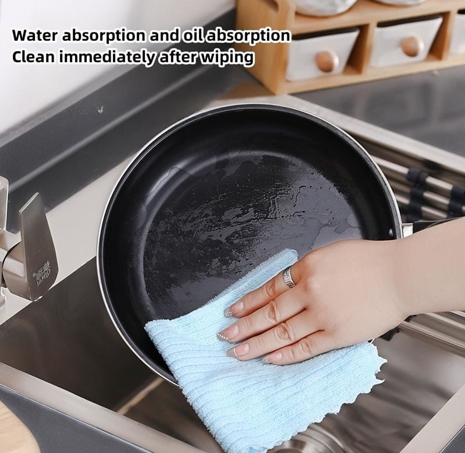 5pcs Microfiber Cleaning Cloths 30x30cm Multicolor Kenya image