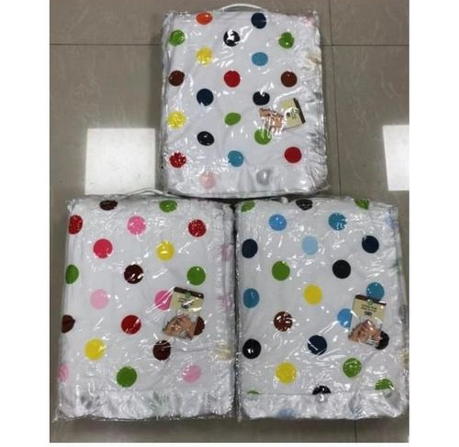 Fashion Super Soft, Large Comfortable Dotted Baby Shawls image