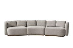 MILO Fabric Corner Sofa + 2 Single Seaters thumbnail 2