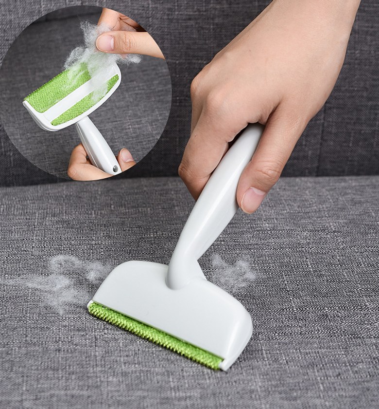 Multi-Function Portable Lint & Pet Hair Remover Brush | Manual Fabric & Sweater Dust Cleaner image