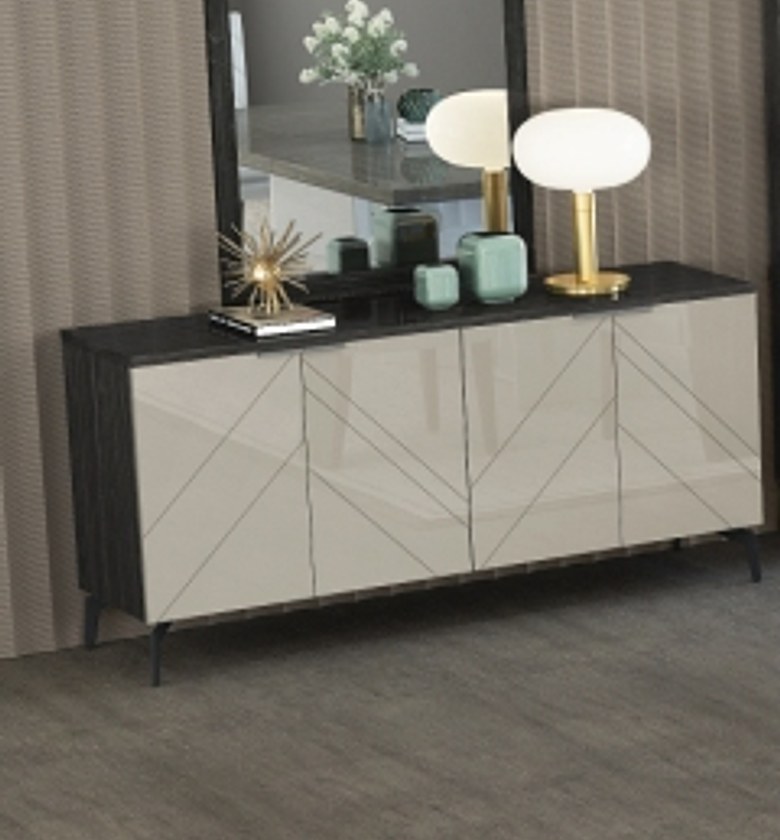 BUFFET+MIRROR GREY ANGLEY image
