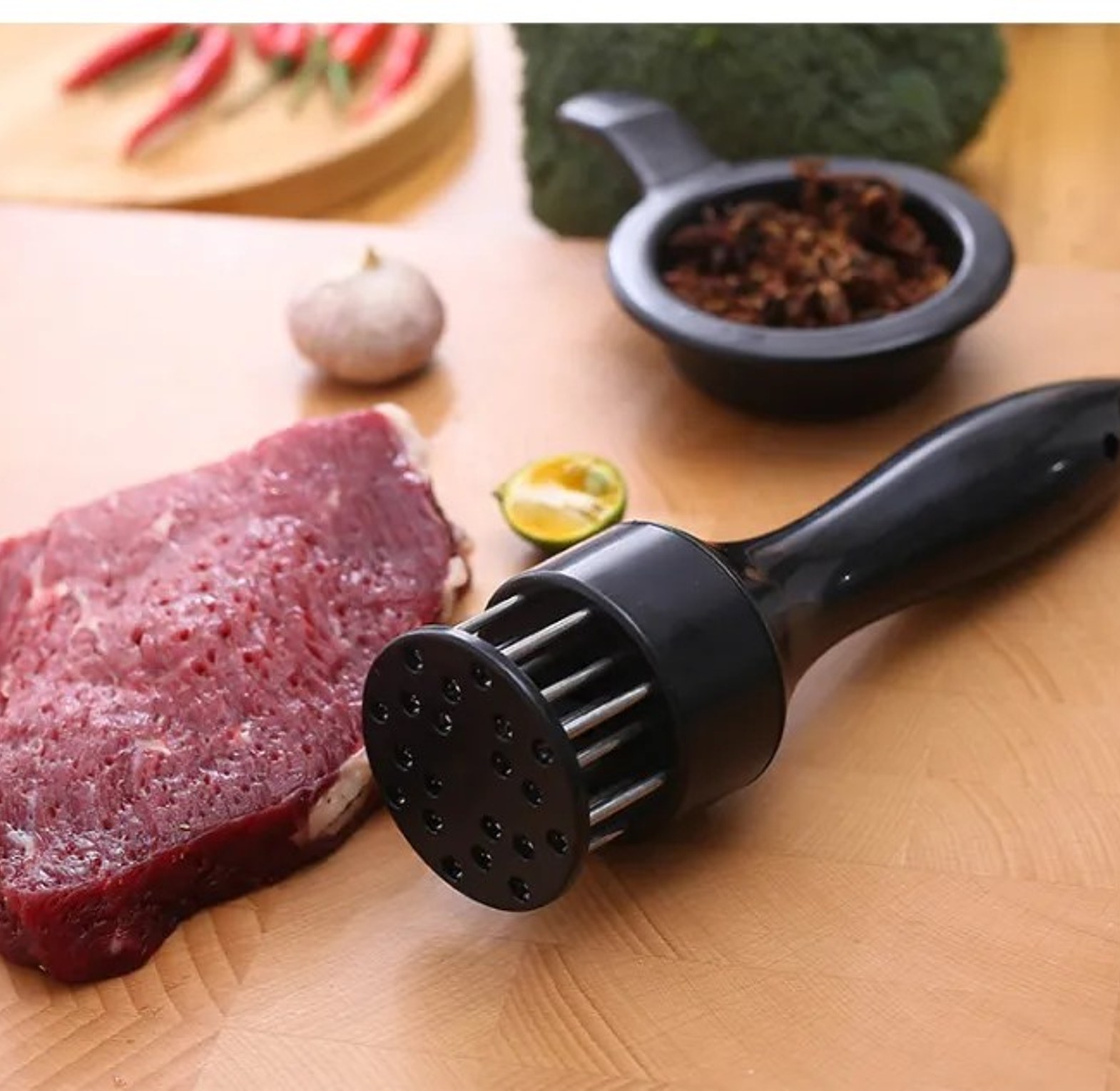 Stainless Steel Meat Tenderizer Needle image