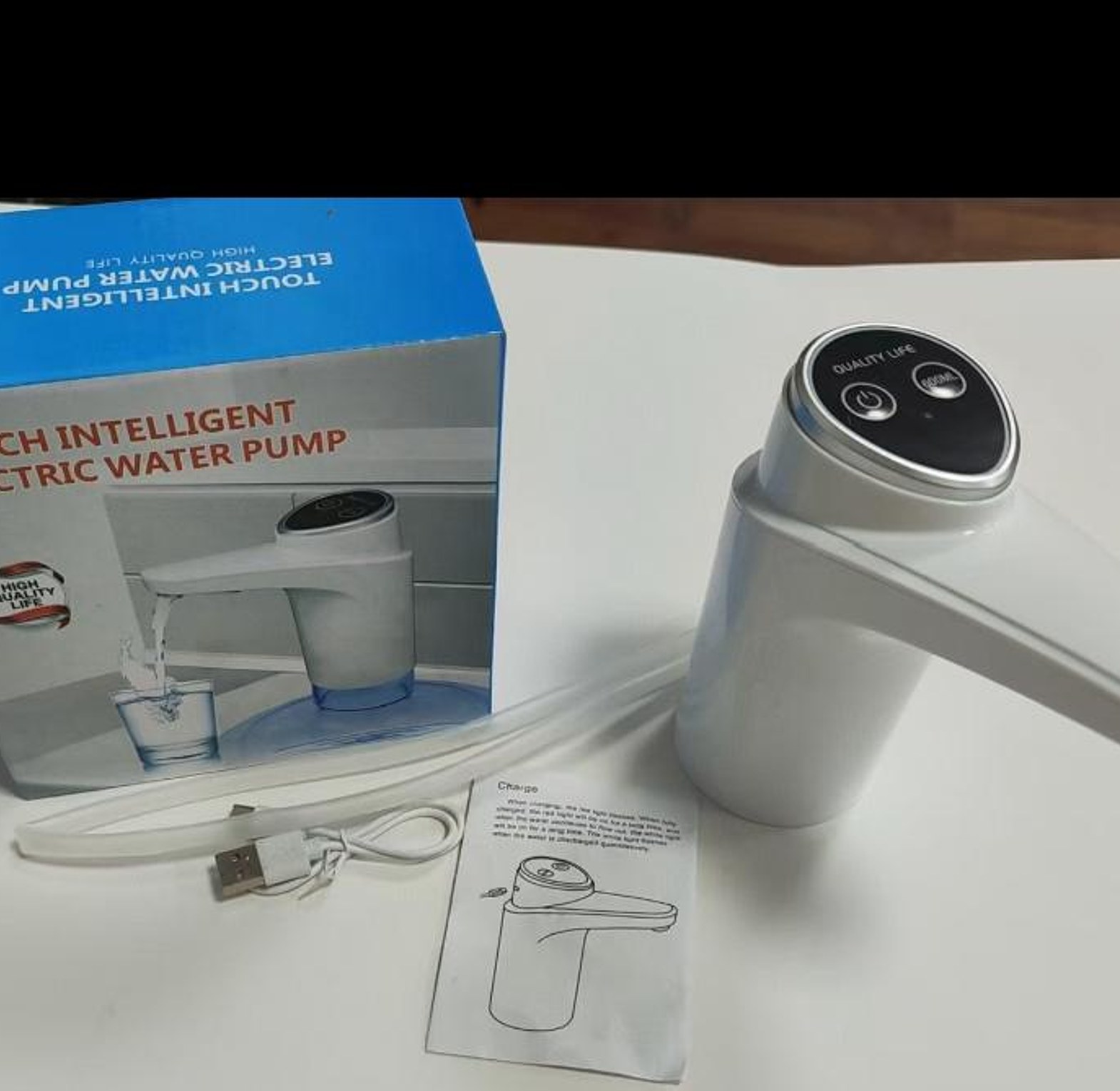 Automatic Water Pump Dispenser, Rechargeable USB Water Pump image