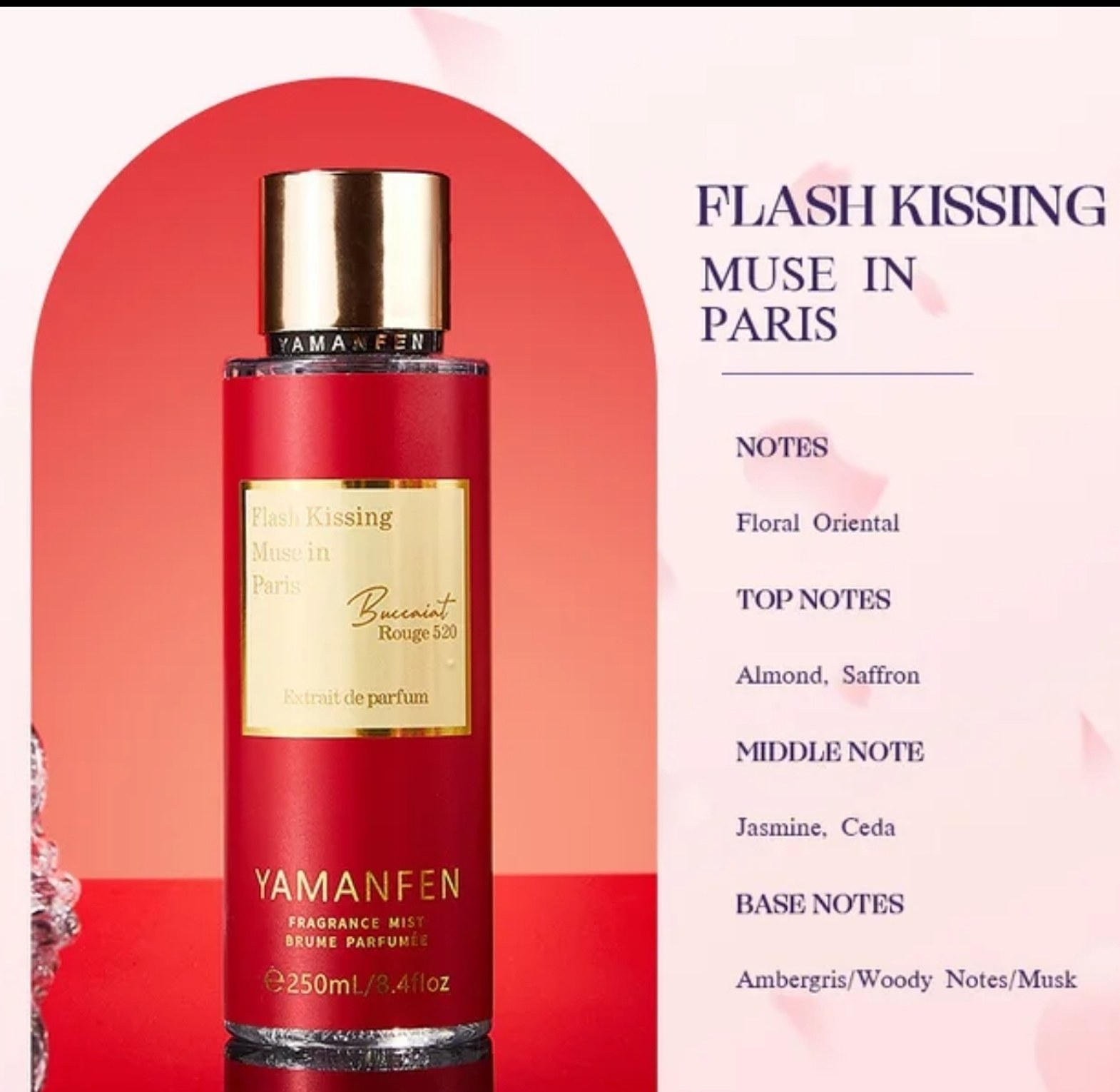 Flash Kissing Muse in Paris Body Mist by Yamanfen  image