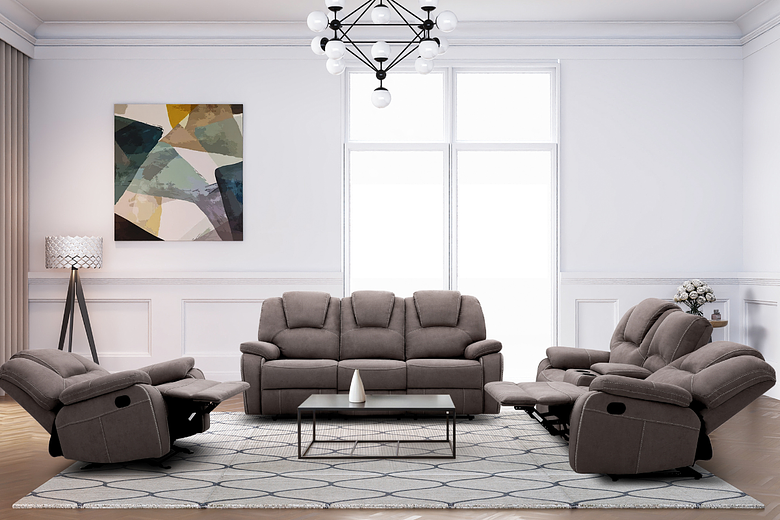 BARRET 7 Seater Fabric Recliner (3+2+1+1) image