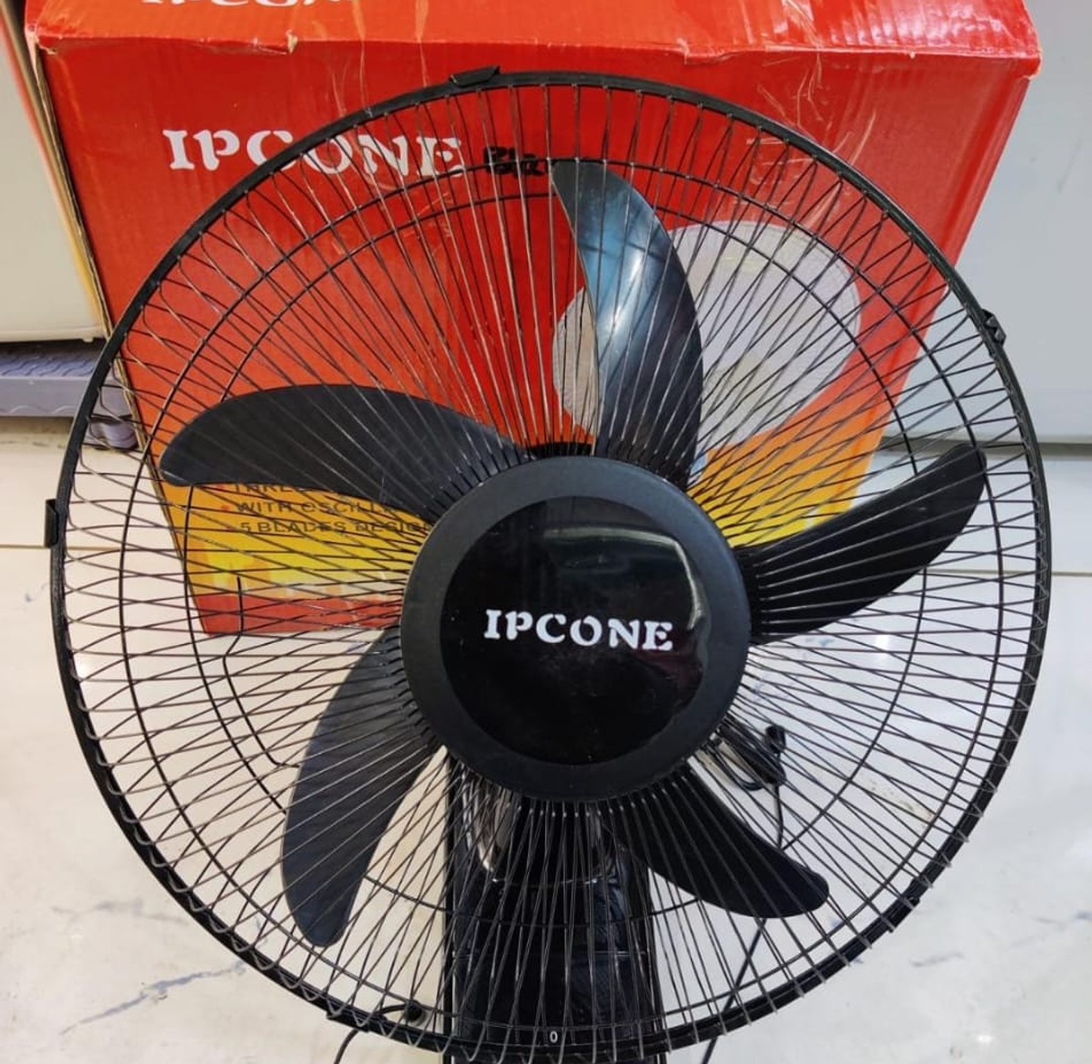 Wall Fan. PCONE Wall Mounted Fan 16" – 3 Speeds, Adjustable, Powerful Cooling for Home & Offic image