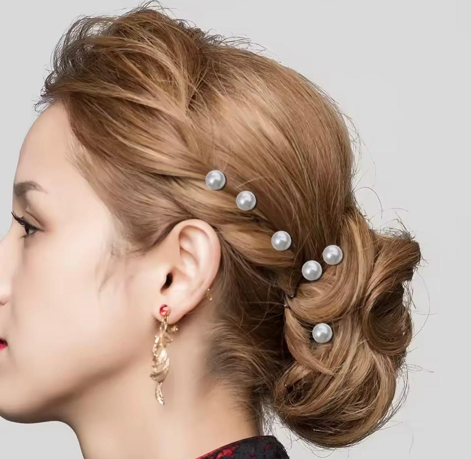 Classic Pearl Orb Hair Pins  image