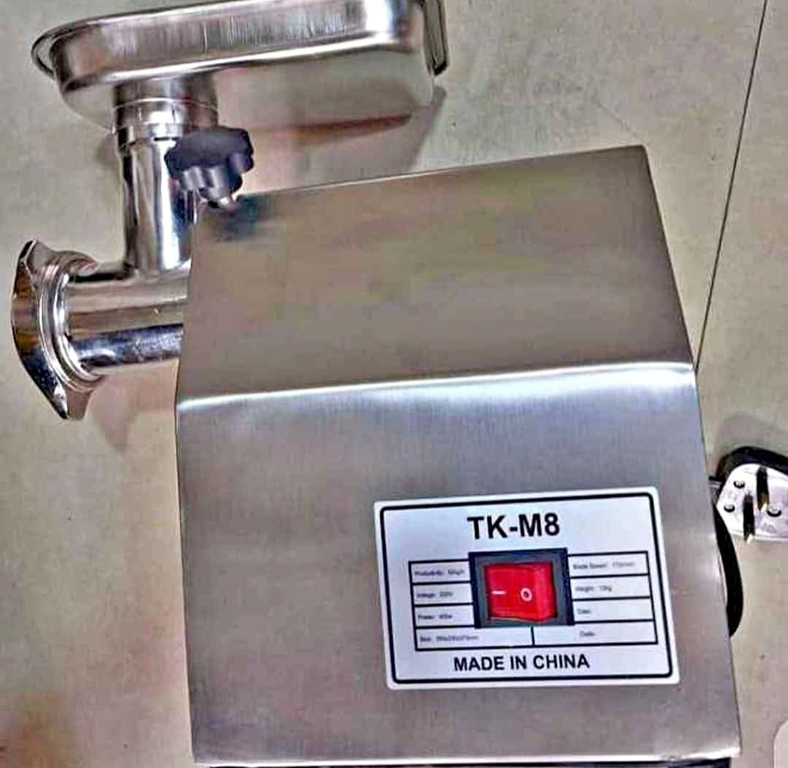 Electric meat mincer m8 image