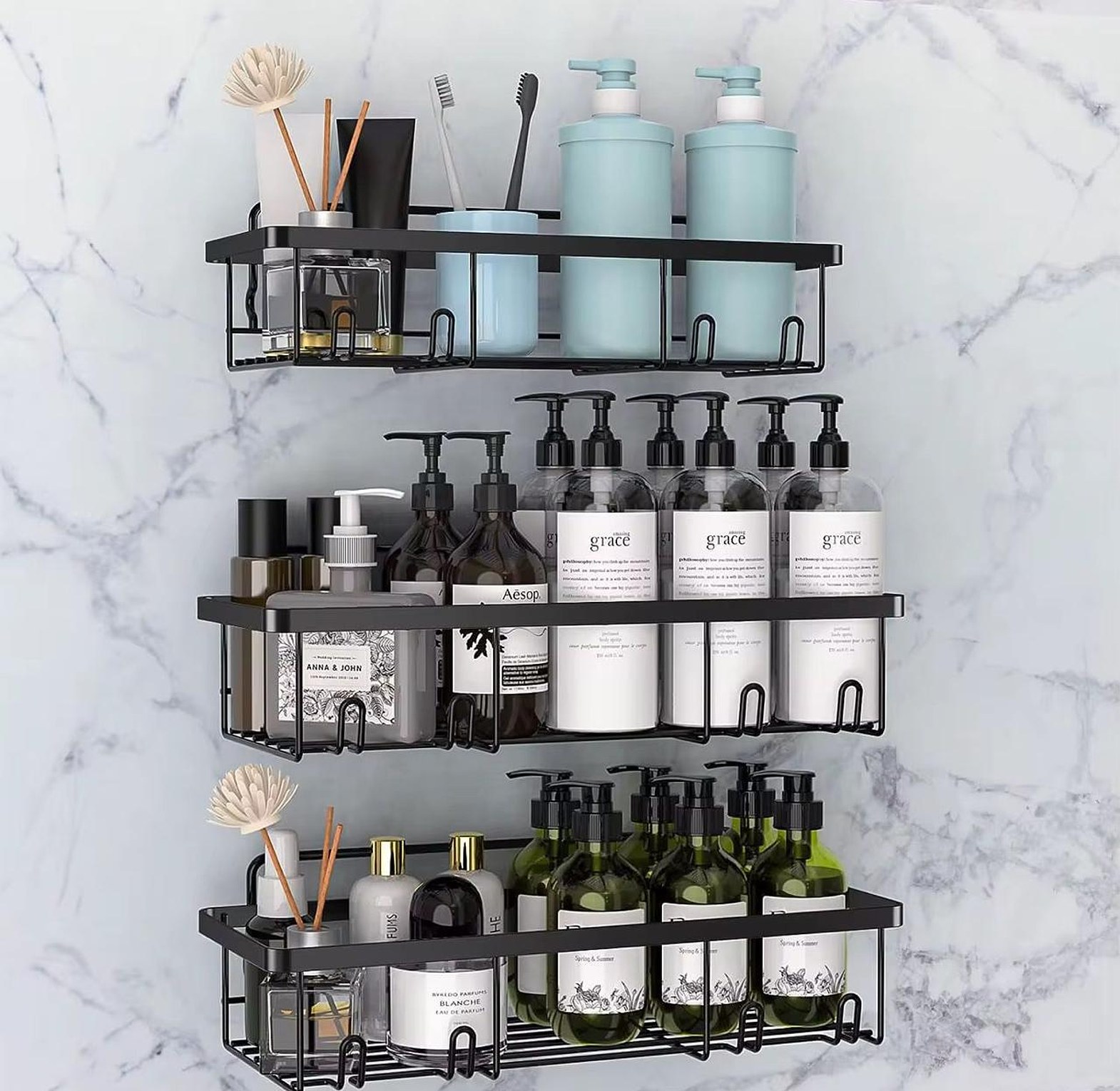 3pc Shower Caddies Set image