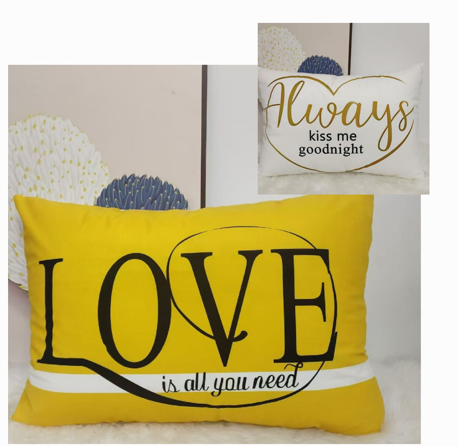 PILLOW CASES.  2 pillow cases/pillow covers with zip image
