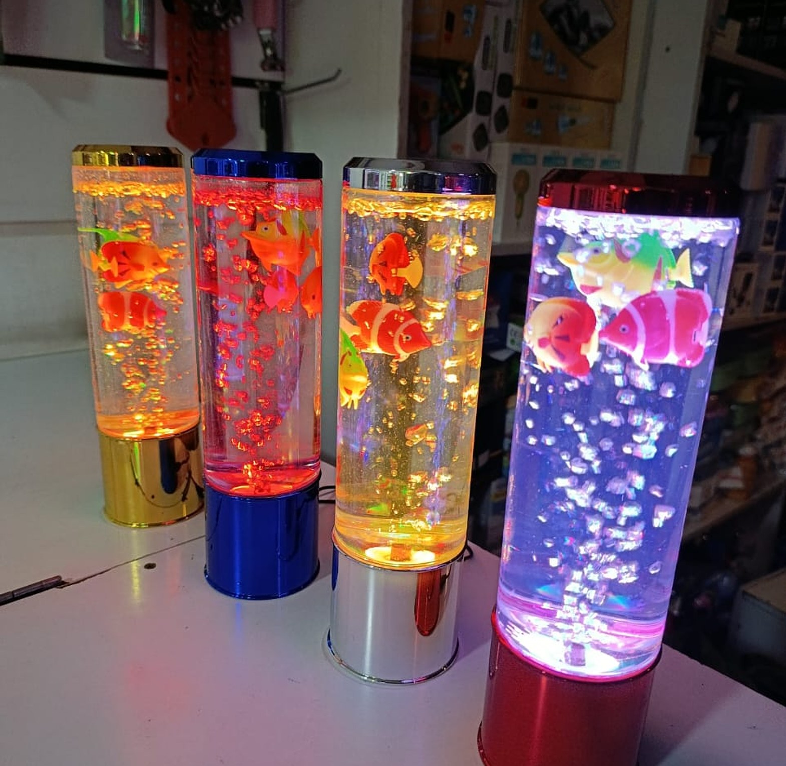 28cm LED Bubble Fish Lamp Aquarium Light for Home Decor image