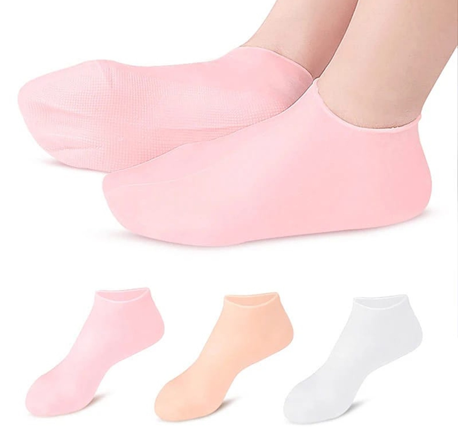 Silicone Moisturizing Spa Gel Heel Socks  image